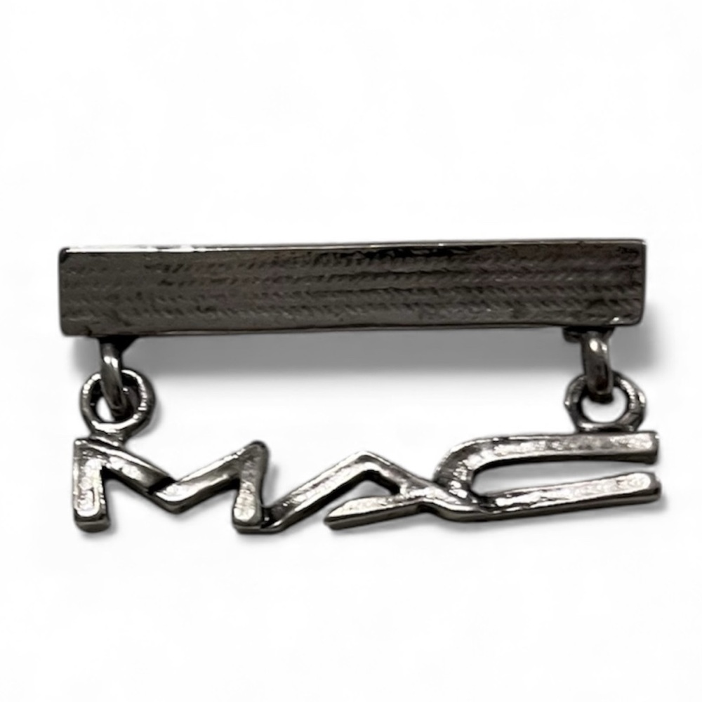 Vintage, MAC Cosmetics Brooch in Silver Tone
